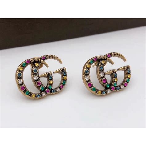 gucci earings.|gucci earrings colorful.